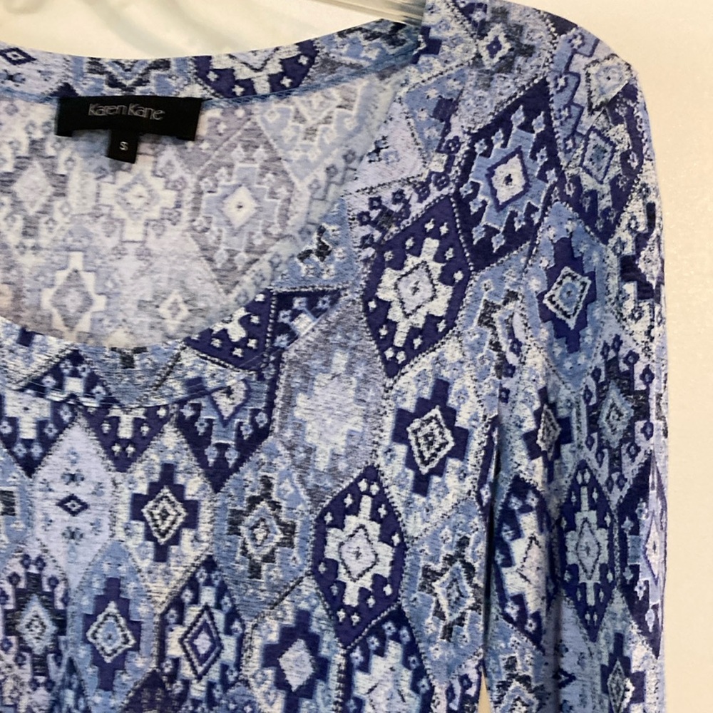 Karen Kane Aztec print tunic, size Small